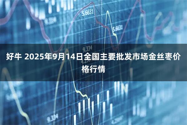 好牛 2025年9月14日全国主要批发市场金丝枣价格行情