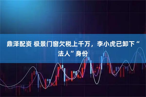 鼎泽配资 极景门窗欠税上千万，李小虎已卸下“法人”身份